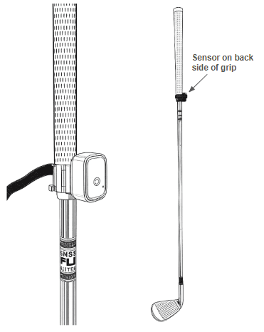 How to attach the Range1 Golf sensor to a golf club grip